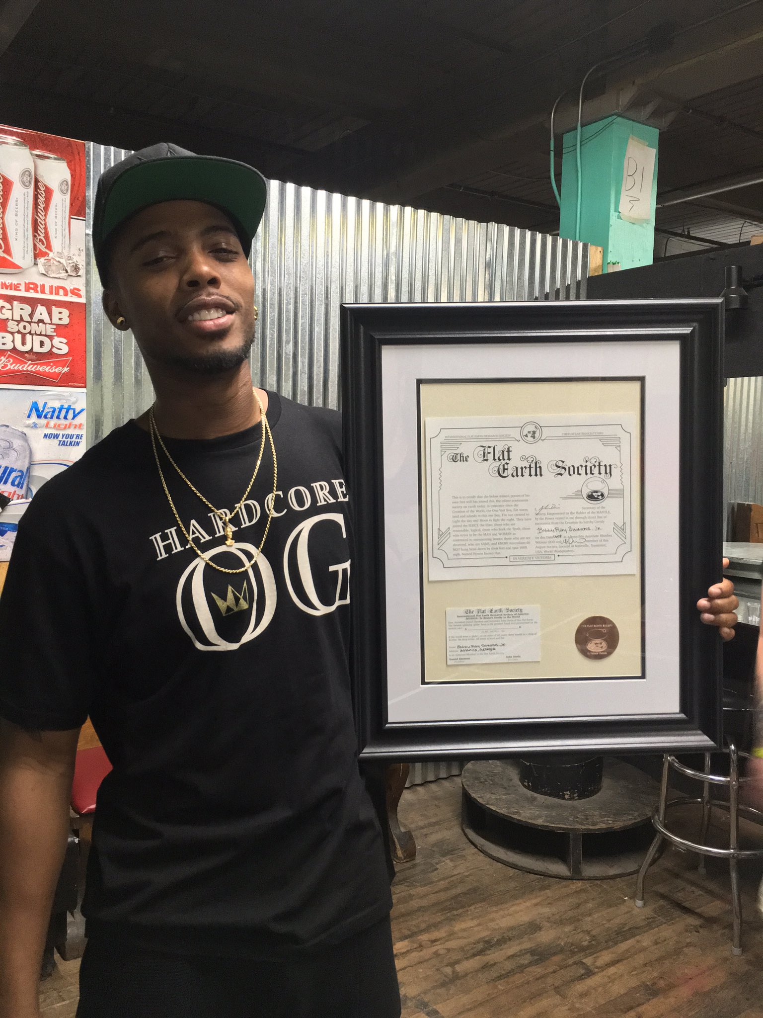 BoB Accepting Flat Earth Society Membership